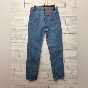 Levi’s mens jeans 505 33x34 blue denim straight leg